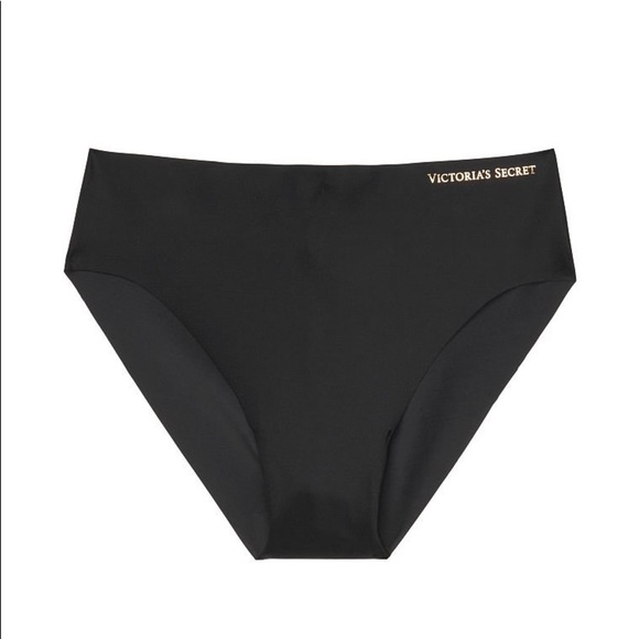 Victoria’s Secret Raw Cut High Leg Cheeky Panty Black Small NEW - Picture 3 of 3